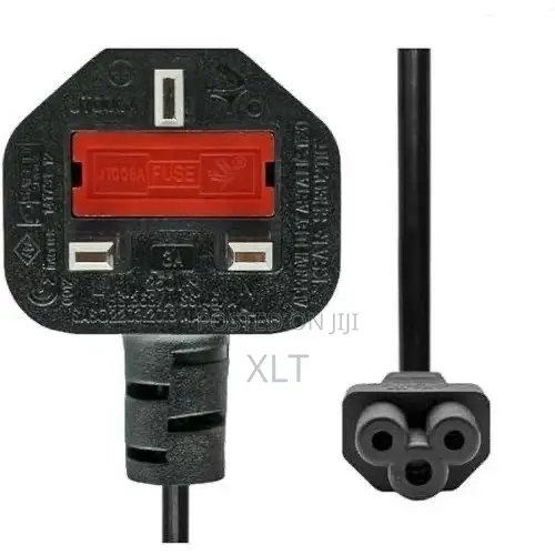 Laptop Cable Power Cable 3 Pin Mains Lead Power UK Plus 1.2m