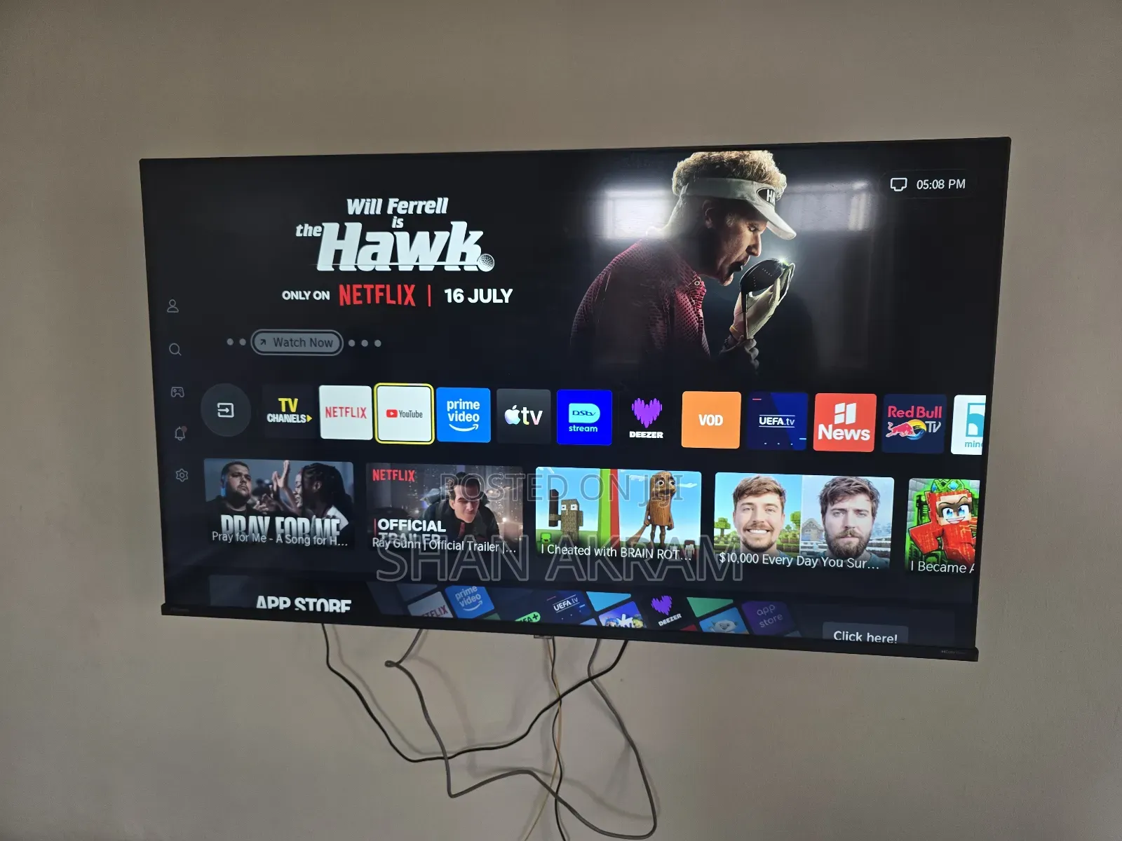 Hisense 50 Inches Smart TV. New