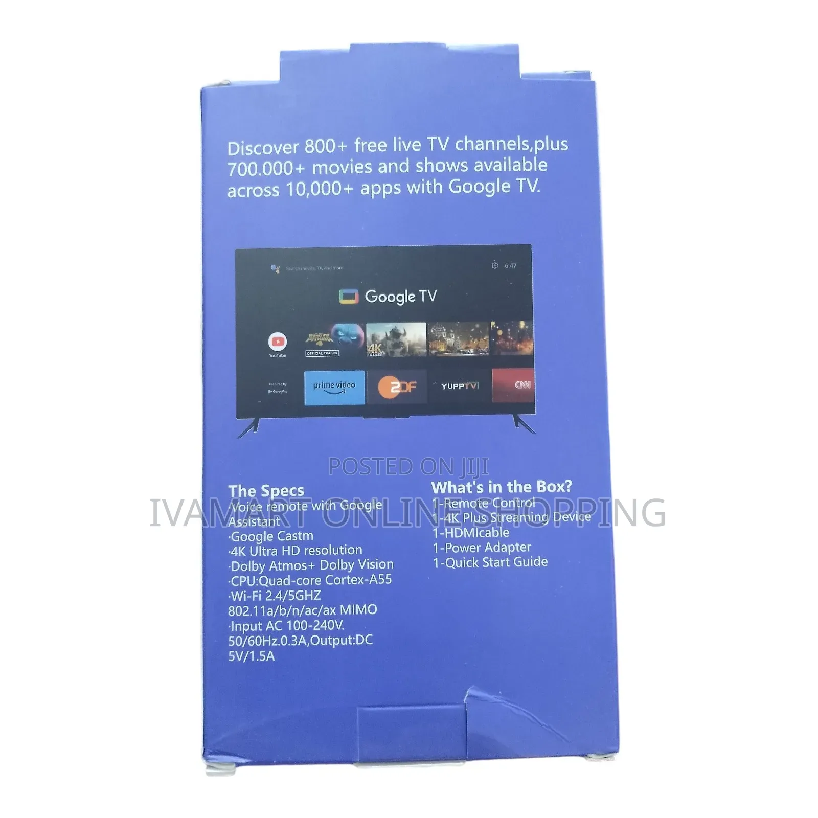 Onn Google TV Full HD Streaming Device With Voice Remote