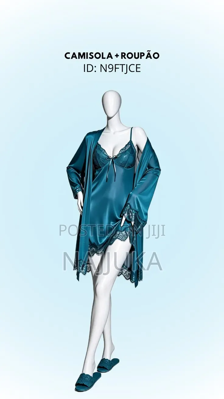 Silk Night Gown for Ladies