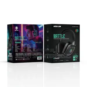 Green Lion Battle Wireless Gaming Headphones