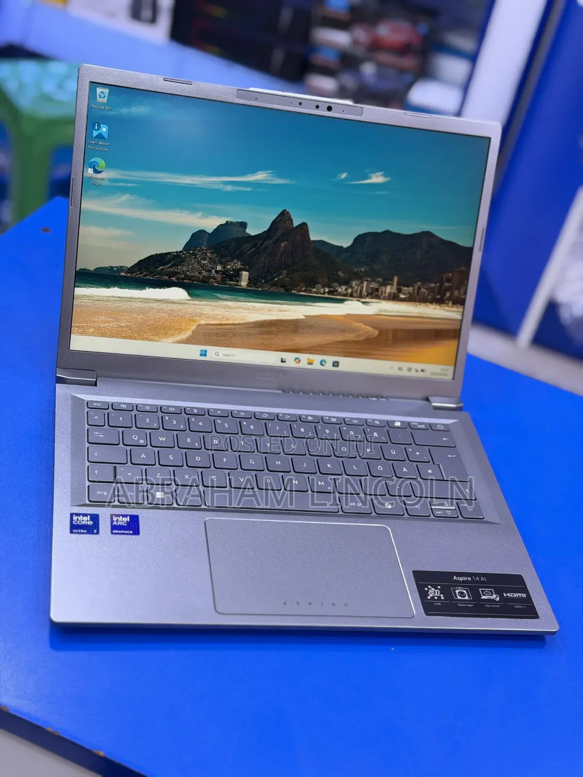 New Laptop Acer Aspire 14 AI 32GB Intel Core Ultra 7 SSD 512GB