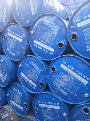 Blue Industrial Chemical Drums