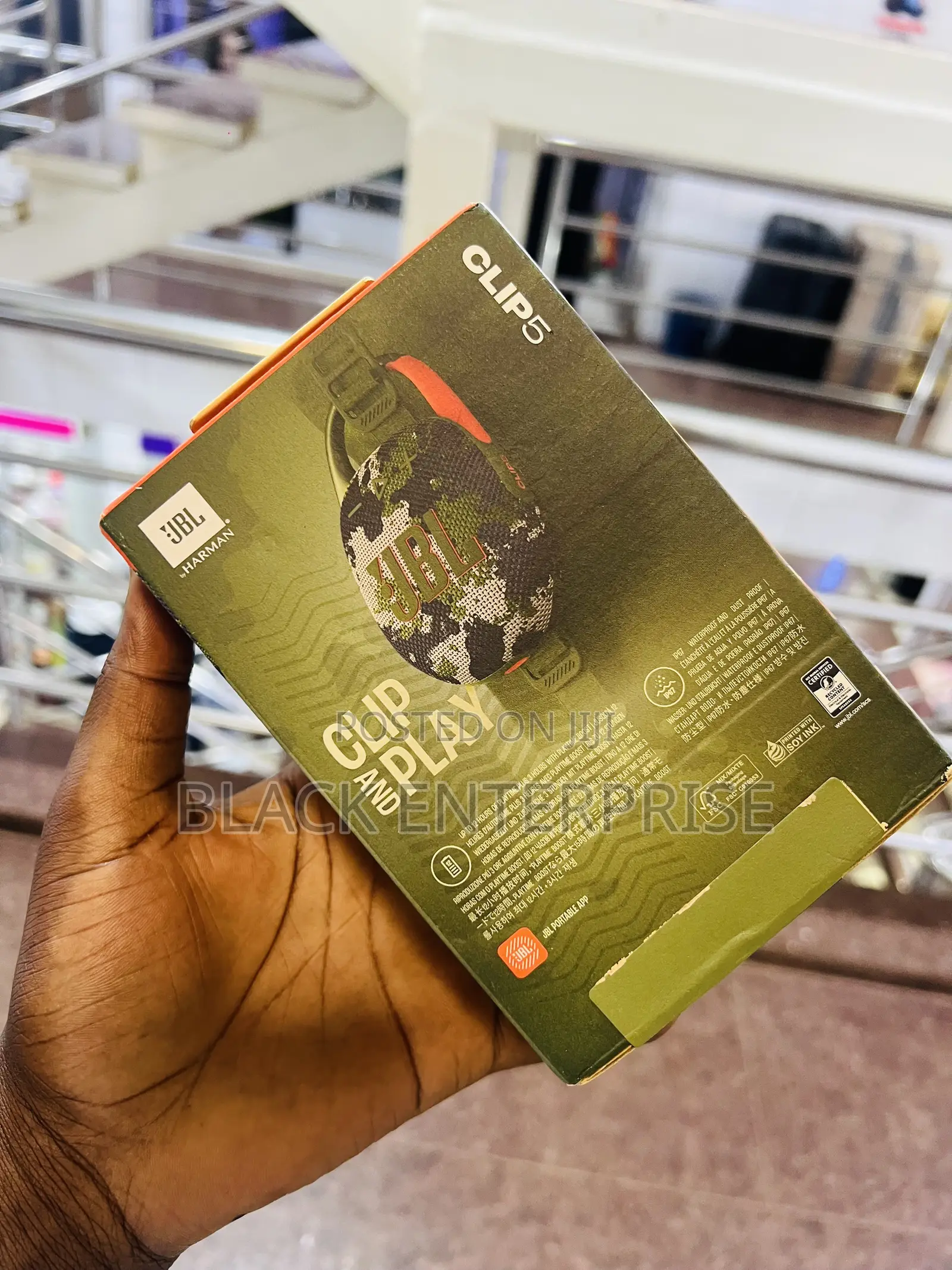JBL Clip 5 Bluetooth Portable Speaker