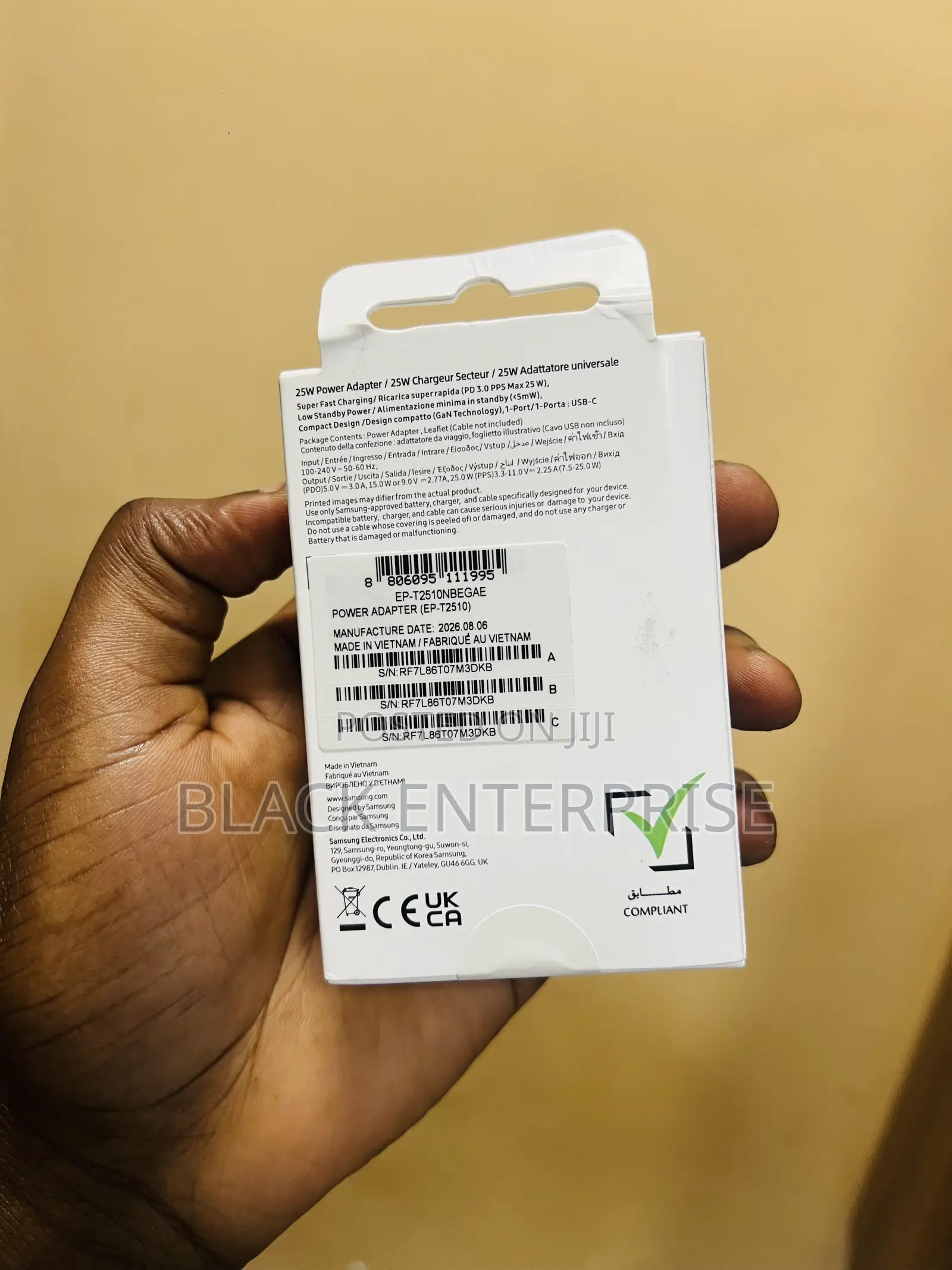Samsung Superfast Charging 25 Watts Pd Adapter