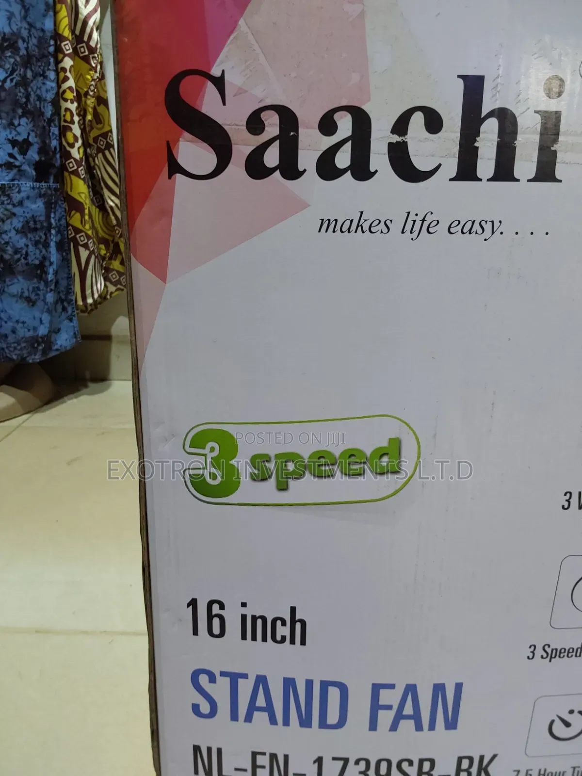 Saachi Stand Fan
