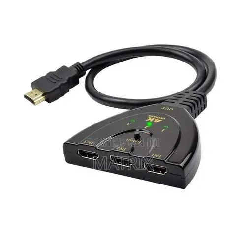 3 in 1 HDMI Switch – 4K UHD Output, Full HD 1080P, 3-Port Splitter