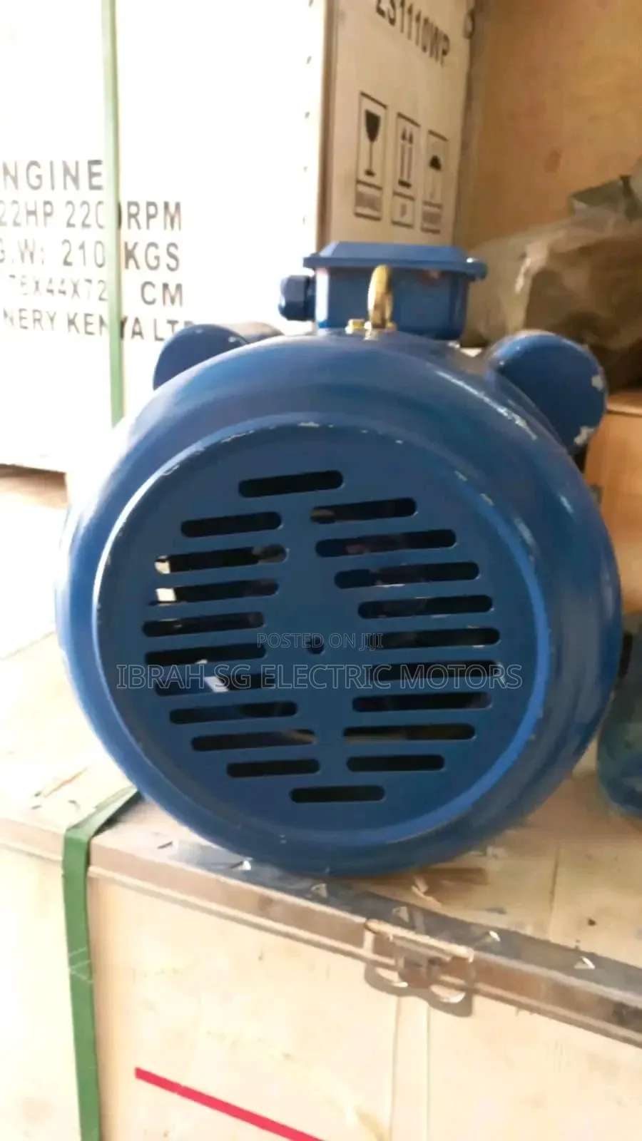 UK Standard Single Phase 7.5hp High Speed Motor