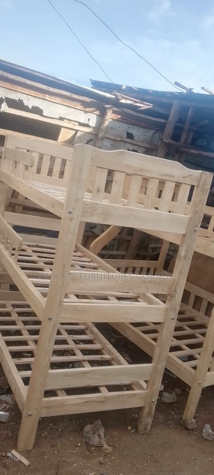 3x6 Triple Hostel King Decker Bed