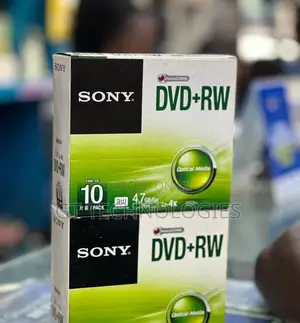 10-Pack Box of Sony 700MB CD-RW / RE-WRITABLE DISCS