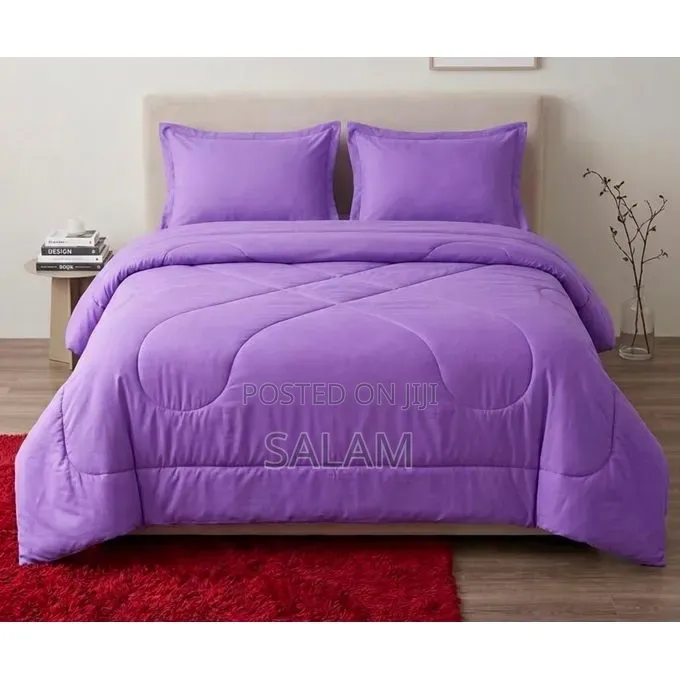 Grace Textiles Luxury Purple Duvet / Comforter Set (230 X 250 Cm)