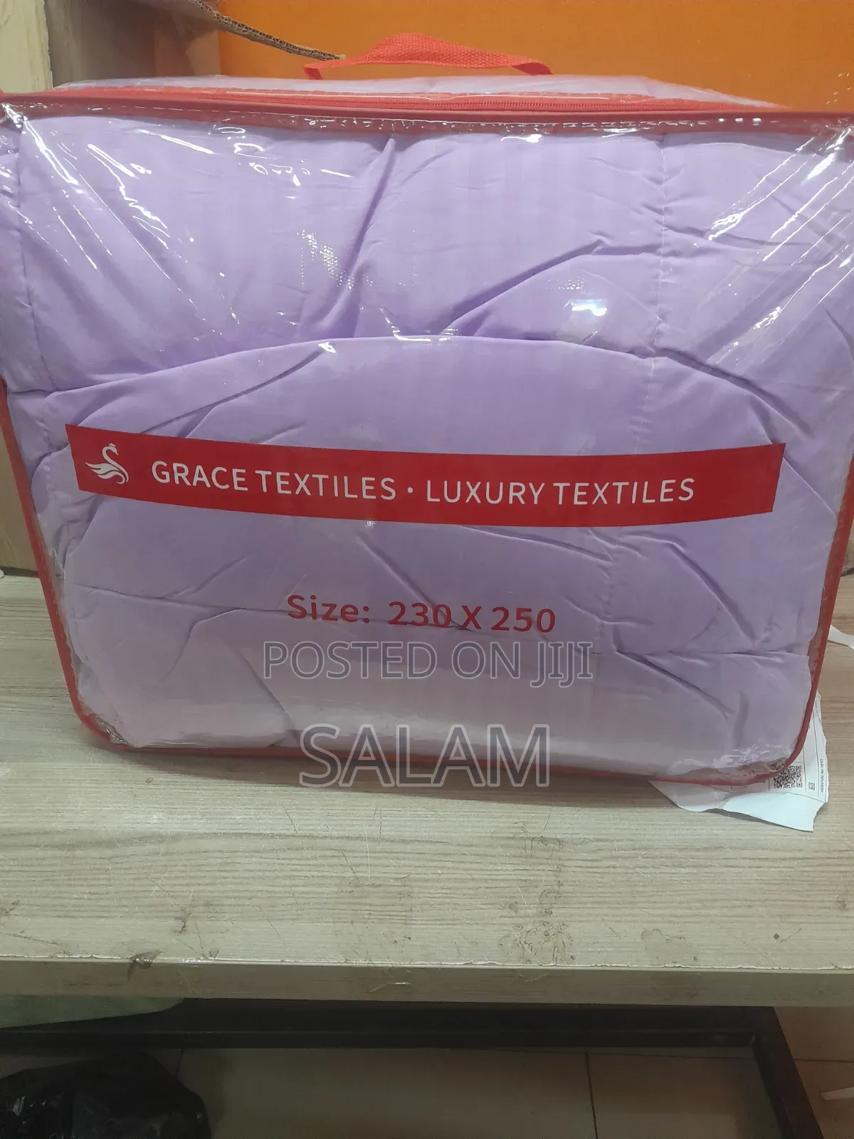 Grace Textiles Luxury Purple Duvet / Comforter Set (230 X 250 Cm)