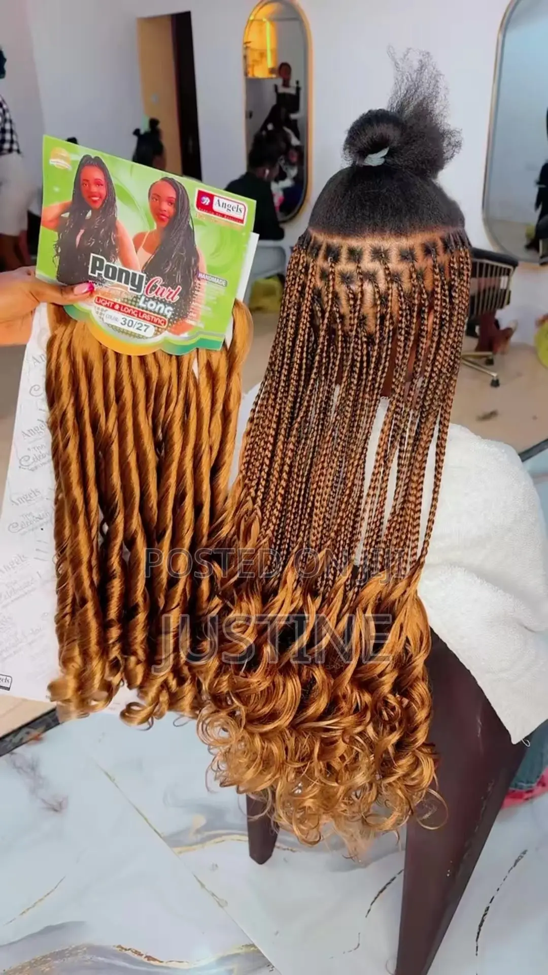 Pony Curl Braids
