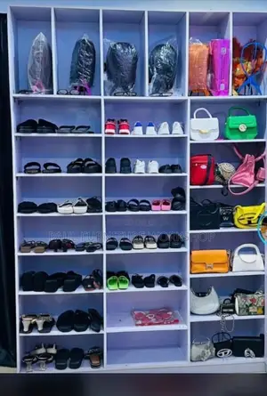 Open Shoe Racks in White 4x6