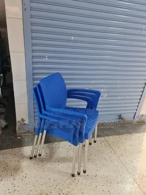 1pcs Portable Steel Legged Plastic Chairs Plastic Chairs