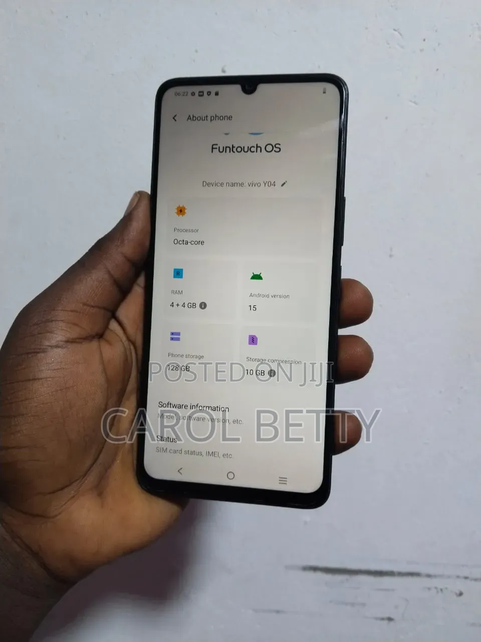 Vivo Y04 128 GB Black