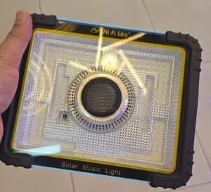 Rechargeable Solar Music Floodlight