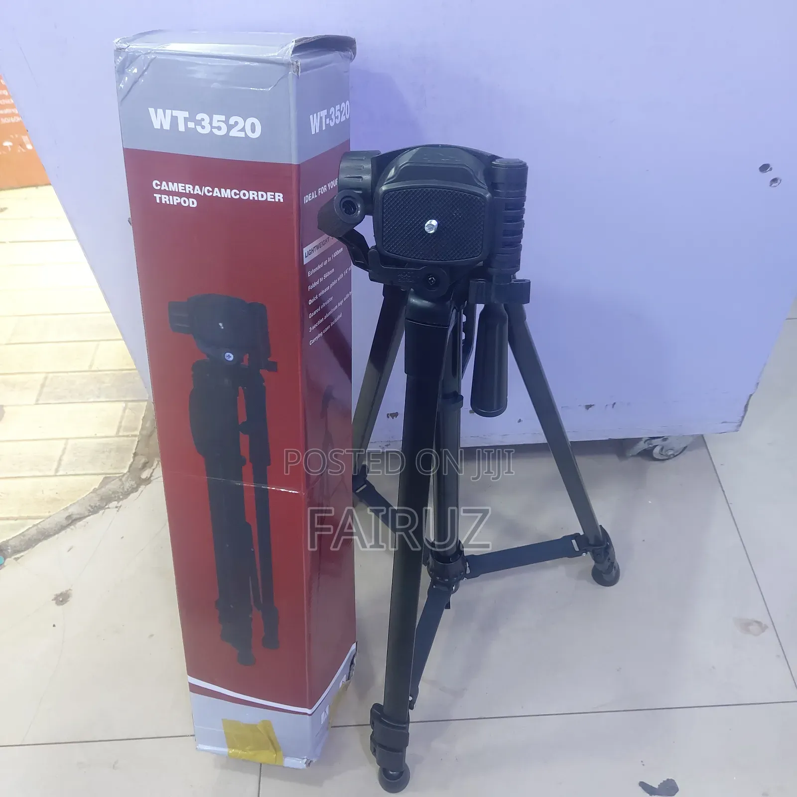 WT-3520 Camera/ Camcorder Tripod