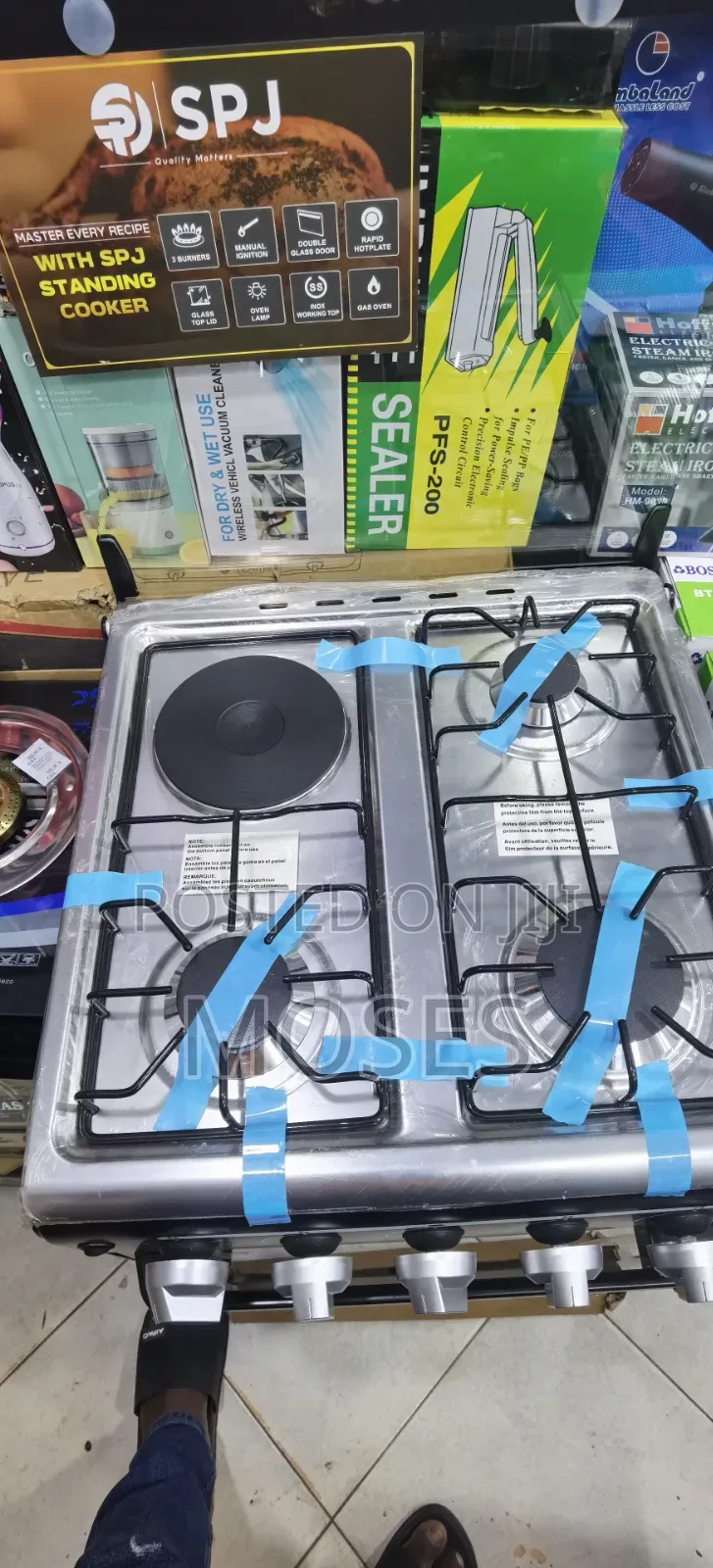 SPJ Electric and Gas Cooker