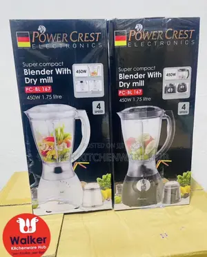 3 Plug 2 in 1 Blender Black