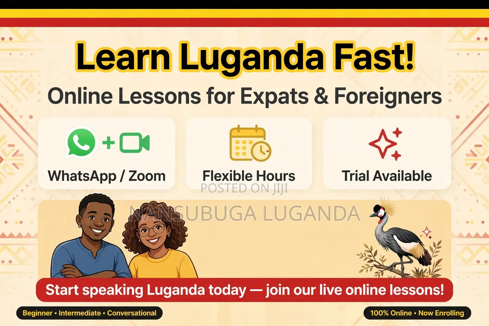 Luganda Lessons for Foreigners and Expats