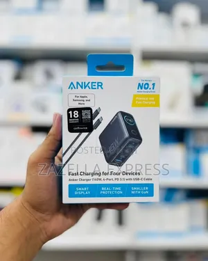 Anker 140W USB C Charger, Laptop Charger, 4-Port Multi-Device Charging