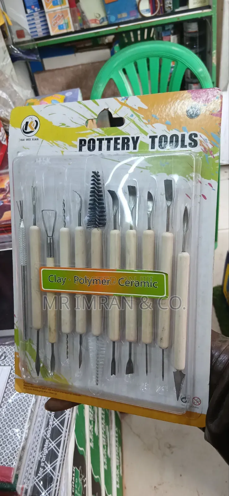 11-Piece Pottery Clay Sculpting and Ceramic Carving Tool Set