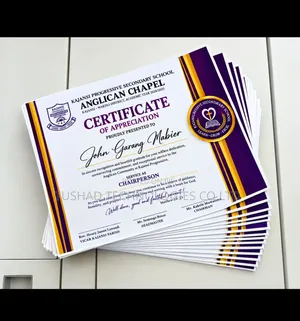 Certificate Printing.