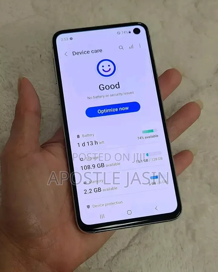 Samsung Galaxy S10e 128 GB White