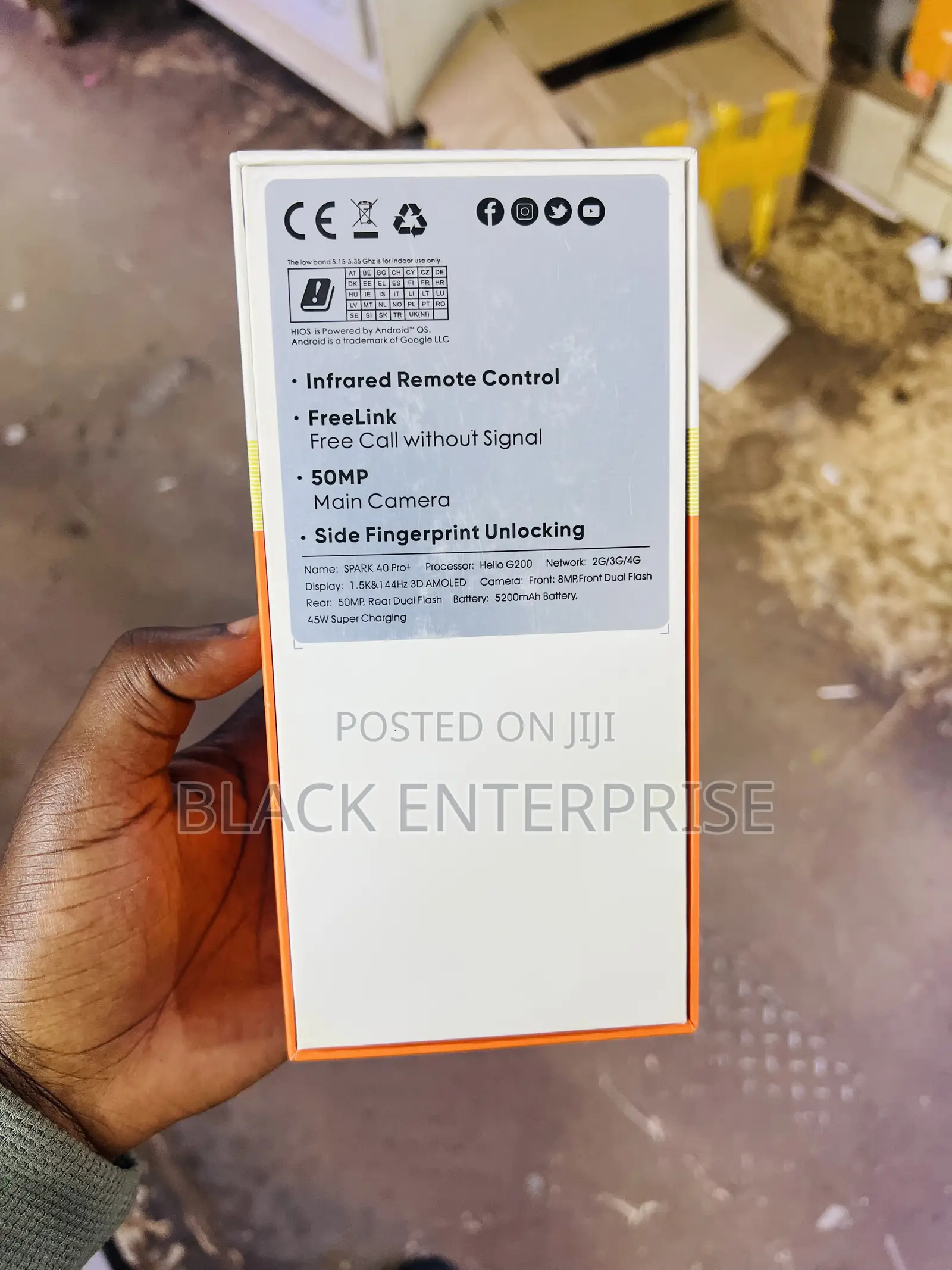 New Tecno Spark 40 Pro+ 256 GB Gray