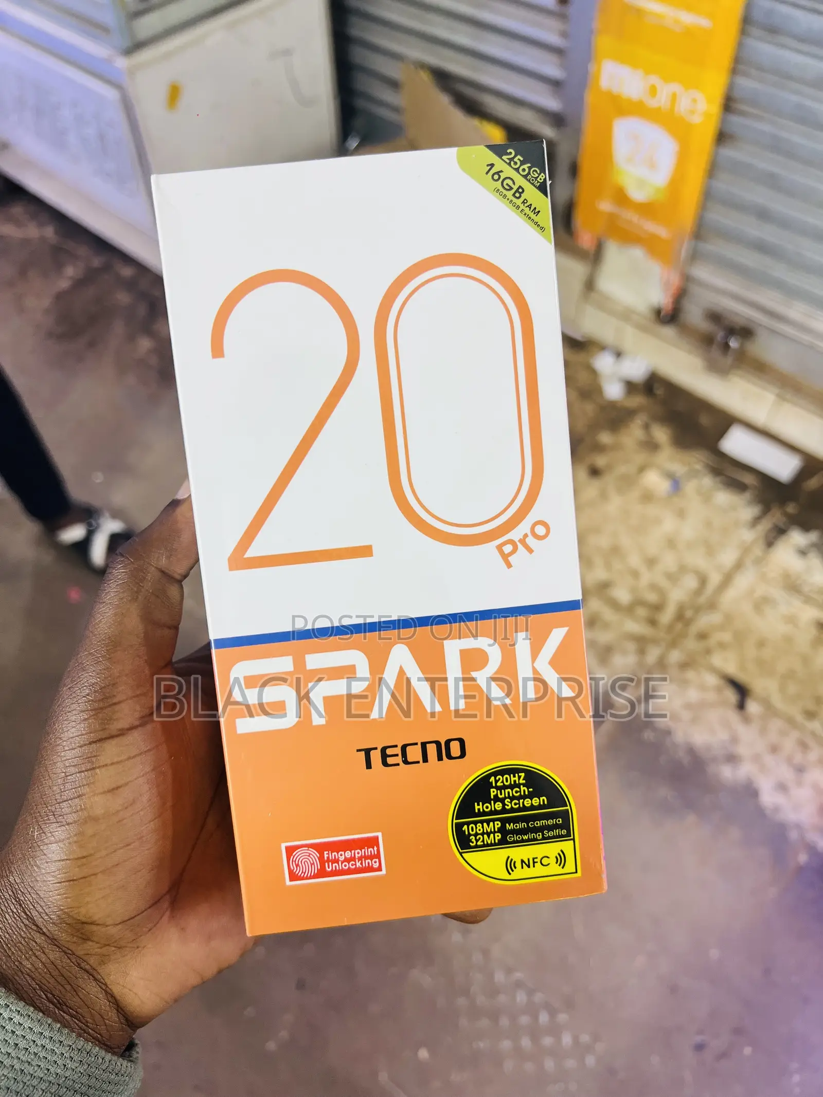 New Tecno Spark 20 Pro 256 GB Black