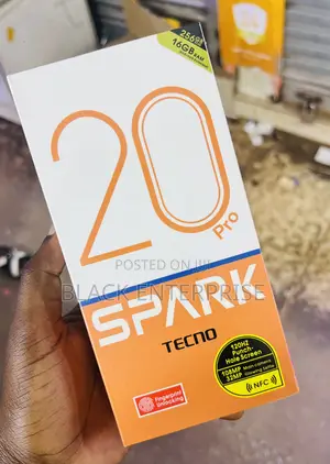 New Tecno Spark 20 Pro 256 GB Black