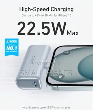 Anker Nano Power Bank (22.5W, 5,000mAh)