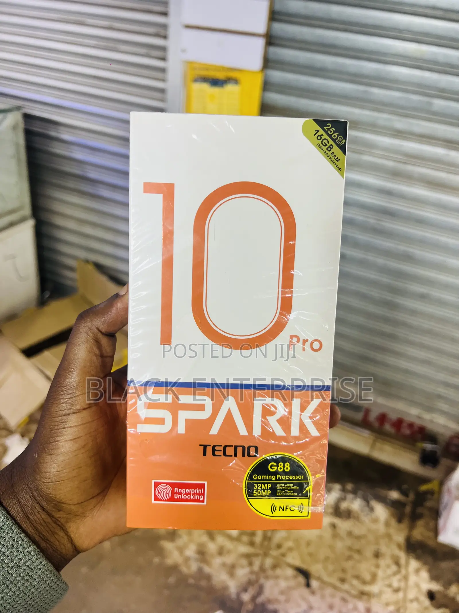 New Tecno Spark 10 Pro 256 GB Black