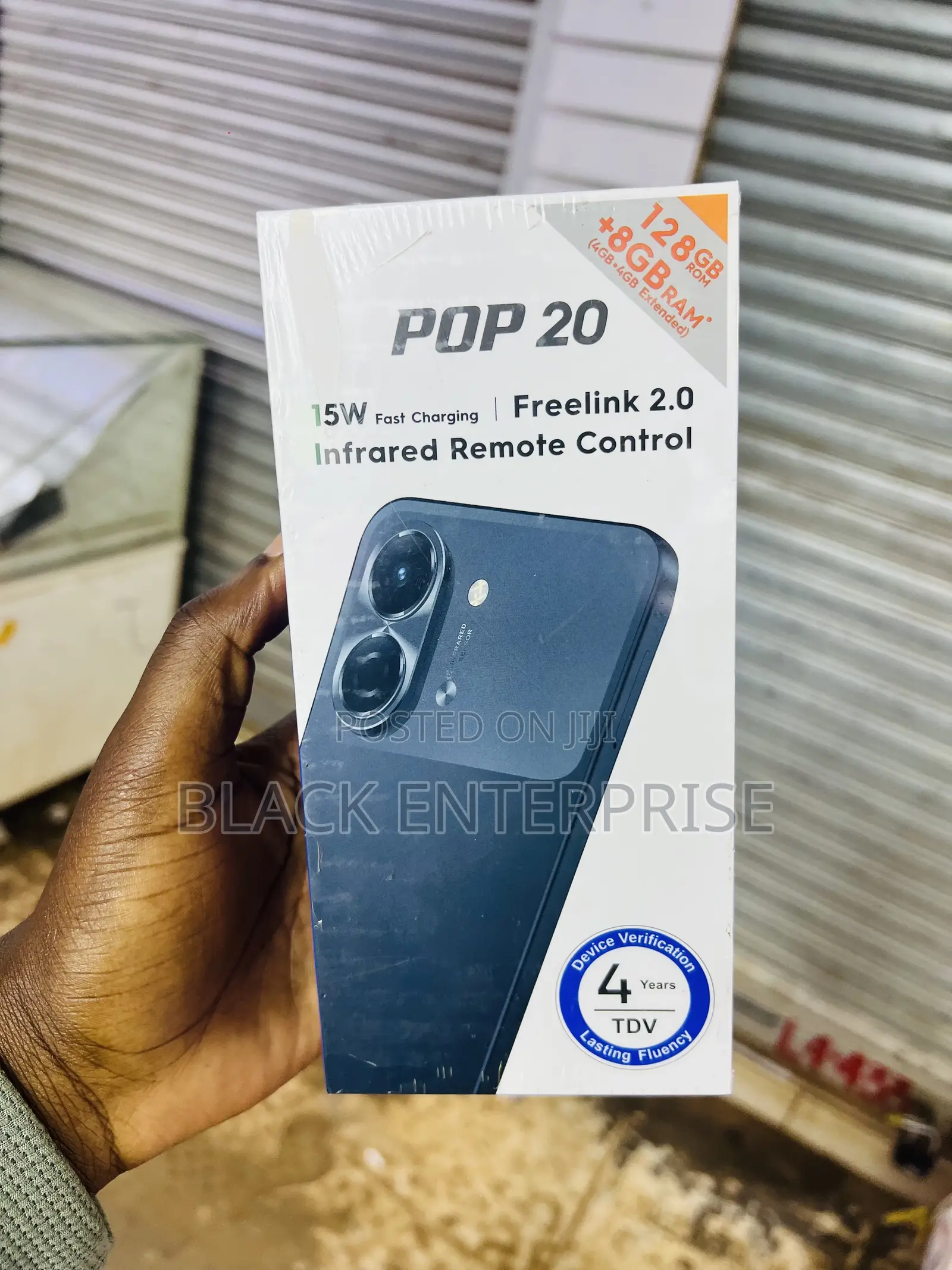 New Tecno Pop 20 128 GB Orange