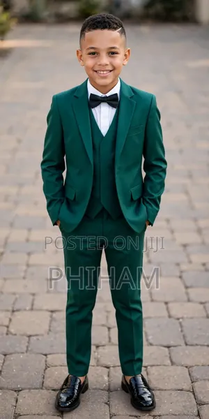Kids/Boys Forest Green Suit
