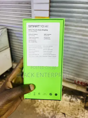 New Infinix Smart 10 HD 64 GB Black