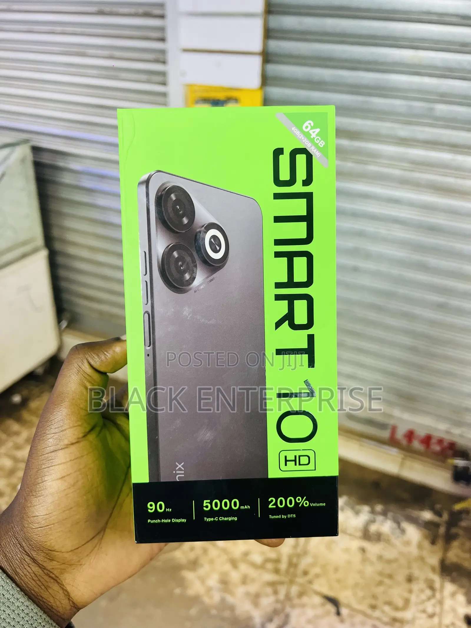 New Infinix Smart 10 HD 64 GB Black