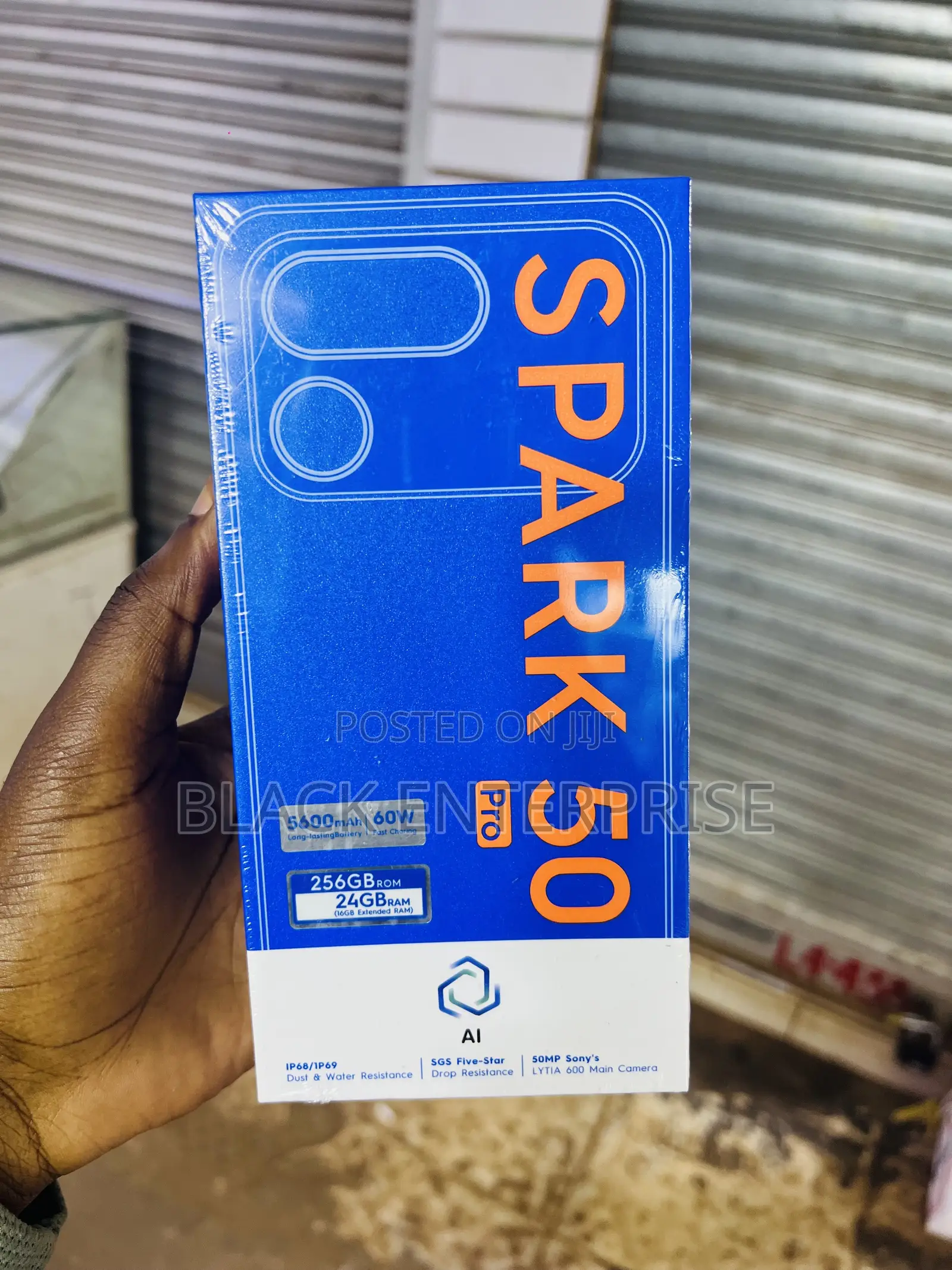 New Tecno Spark 50 Pro 256 GB Gray