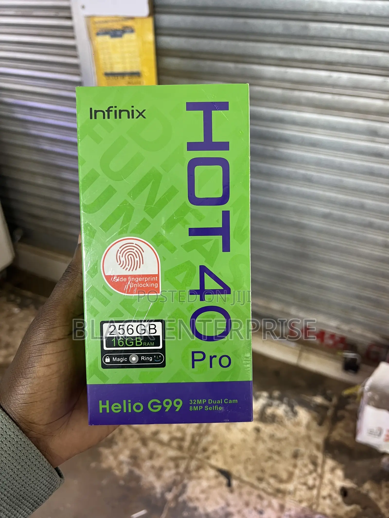 New Infinix Hot 40 Pro 256 GB Black