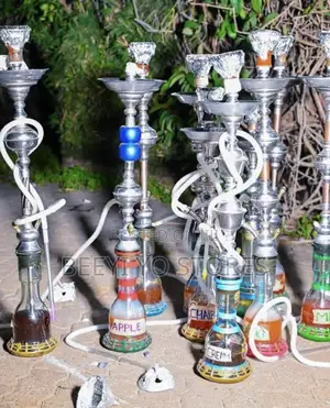 Egyptian Glass Shisha Pot