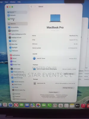 Laptop Apple MacBook Pro 2021 M1 16GB Intel Core i5 SSD 512GB