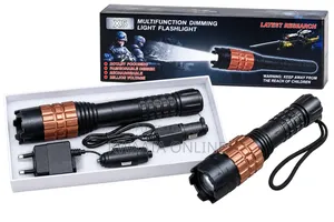 X5 Multifunction Tactical Torch Rechargeable LED Flashlight