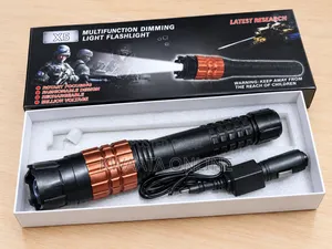 X5 Multifunction Tactical Torch Rechargeable LED Flashlight