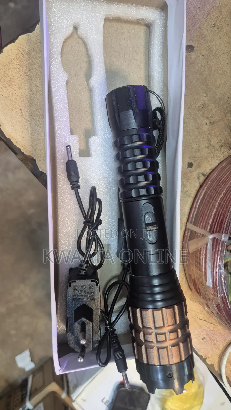 X5 Multifunction Tactical Torch Rechargeable LED Flashlight
