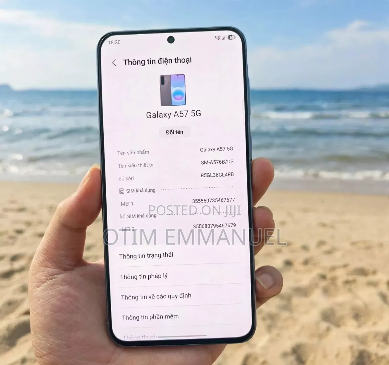 New Samsung Galaxy A57 256 GB Black
