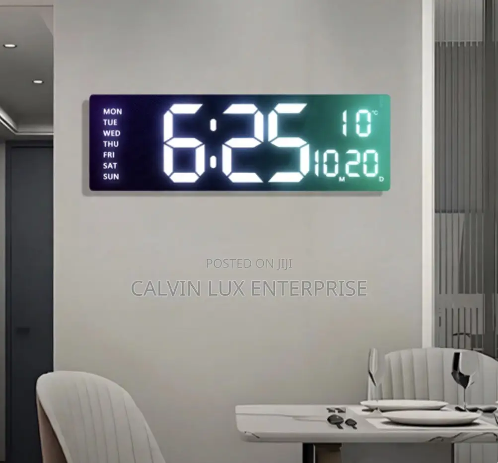 Led Clock With Date and Temperature