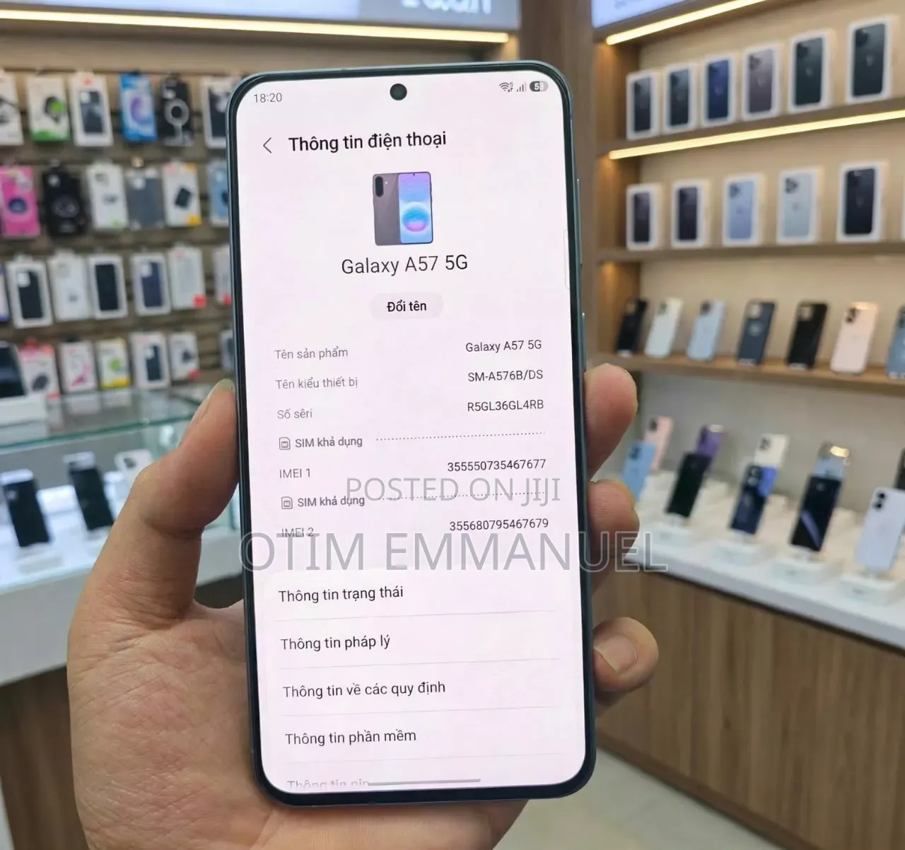 New Samsung Galaxy A57 256 GB Black
