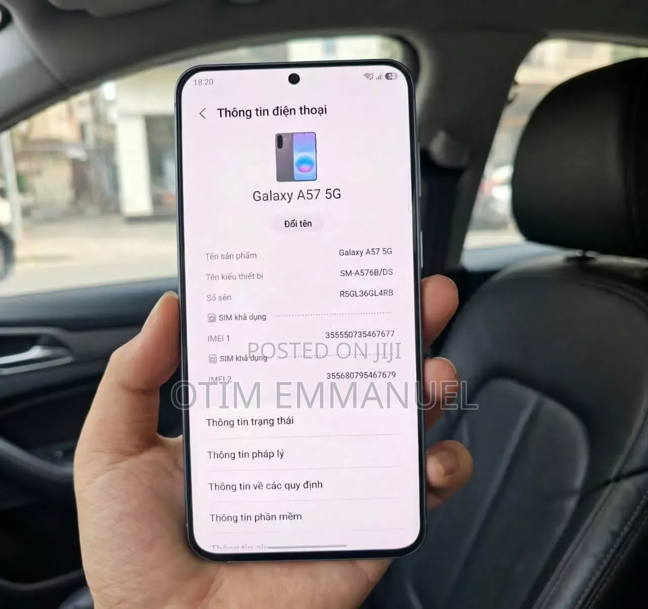 New Samsung Galaxy A57 256 GB Blue