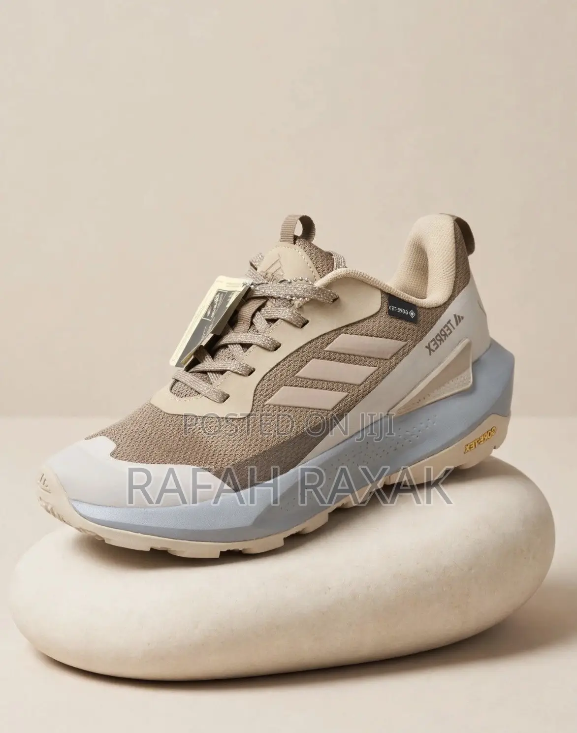 Men’s Light Brown Adidas Terrex Trailmaker GTX Outdoor Hiking Sneakers